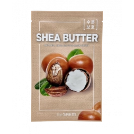 THE SAEM , Маска для лица тканевая ЭКСТРАКТ МАСЛА ШИ Natural Shea Butter Mask Sheet, 21 мл